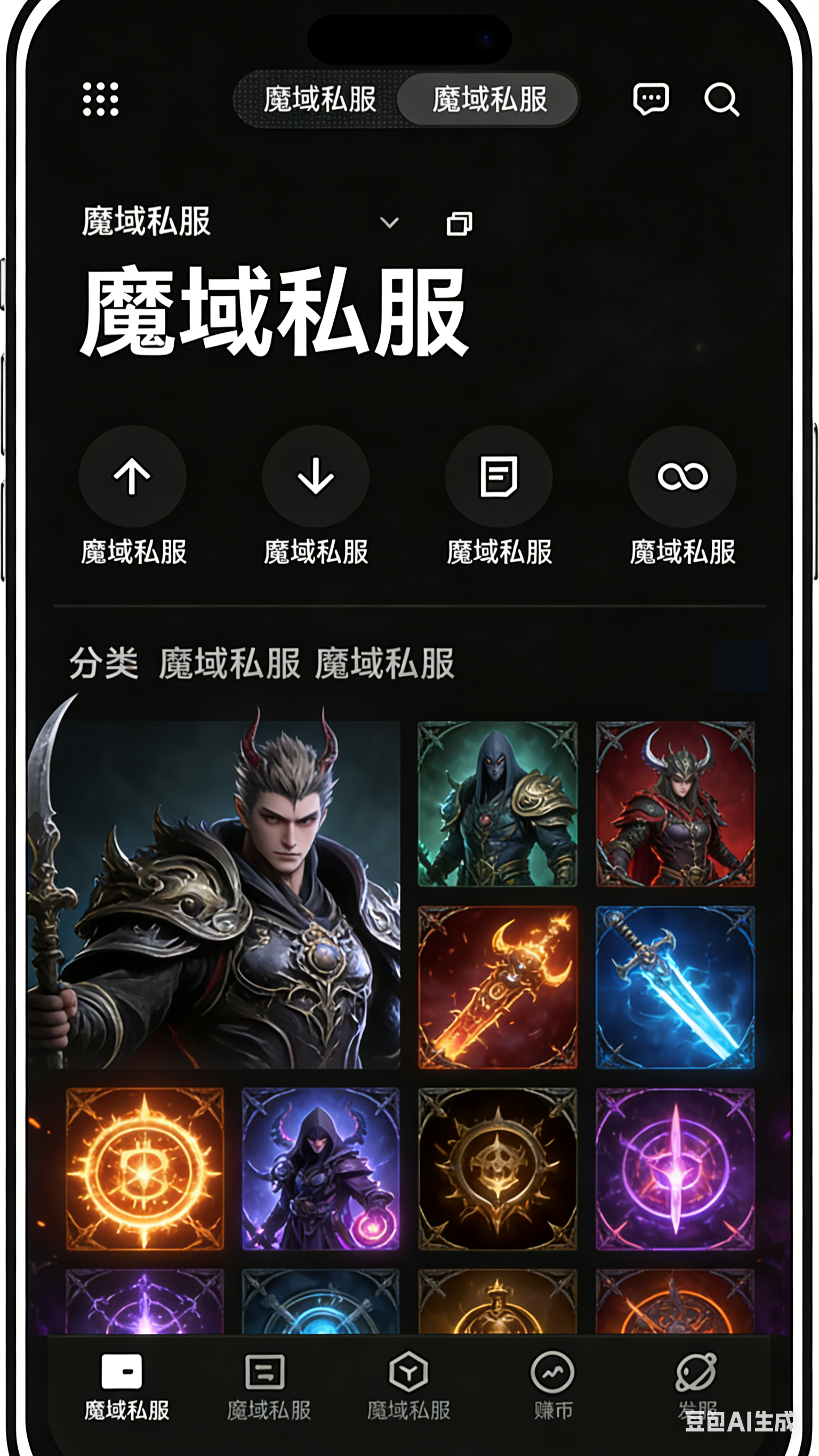 魔域SF技能书学习界面